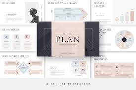Business Plan Minimal Google Slides By Templateforest On Creativemarket In 2020 Business Planning Presentation Slides Templates Keynote Template