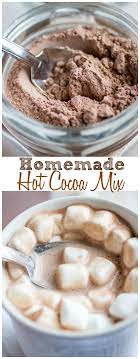 Homemade Hot Cocoa Mix Sprinkle Some Sugar Recipe Homemade Hot Cocoa Hot Chocolate Recipes Food