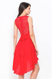 Robe est en or brillant avec les belles appliques en haut. Robe Asymetrique Court Devant Long Derriere 1aa103