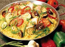 Recette De Paella Aux Legumes Recette Paella Recette Plat Vegetarien Paella