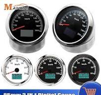 AD 85mm 30/60/120/200KMH GPS Speedometer With Antenna 7 Color Backlight 3 IN 1 Gauge With COG Trip Mileage for Car Boat 12V 24V - AliExpress 34