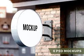 Signboard Mockups Signboard Shop Signage Signage Design