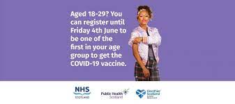 They help your body to defend itself against the virus. Nhs Forth Valley 18 29 Year Olds In Forth Valley Urged To Go Online To Register For The Vaccine