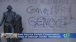 Image captionthe tomb, in london's westminster abbey. Tomb Of Unknown Soldier Of The American Revolution Vandalized Youtube