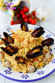 Cous cous ai frutti di mare. Cous Cous Fantasia Di Mare Ricetta Eseguita Con Preparato Surgelato A Base Di Frutti Di Mare E Crostacei Di Qualita L Angolo Delle Prelibatezze