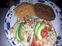 Check spelling or type a new query. Two Fish Tacos With Rice And Beans Picture Of El Tipico Mexican Restaurant Skokie Tripadvisor