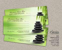 Gift cards give the gift of wellness. Salon And Spa Gift Certificates Printable Massage Therapist Gift Card Templates Personalized Salon Gi Spa Gift Card Massage Gift Printable Gift Certificate