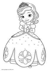 All of them are free and everyone can print the pictures. Sofia The First Coloring Pages Disney Princess Book