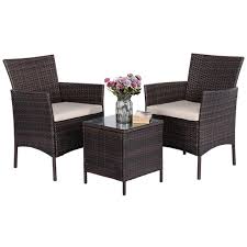 We did not find results for: Easyfashion 3 Pieces Suit Wicker Set Rattan Chairs And Coffee Table With Beige Cushion Pe Walmart Com Walmart Com