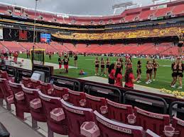 Factual Fedexfield Seat View Fedex Stadium Map Washington