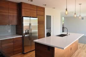 Walnut Cabinets Mcm Pinterest Veneer Modern Walnut Kitchen Contemporary Walnut Kitchen Countertops