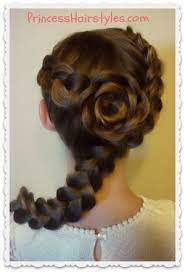Dutch Braid Rose Hairstyle Tutorial Flower Girl Hairstyles Braided Rose Hairstyle Flower Girl Hairstyles Rose Hairstyles