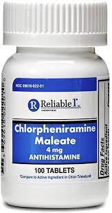 Most otc drugs are not reviewed and approved by fda, however they may be marketed if they comply with applicable regulations and policies. Amazon Com Reliable 1 Chlorpheniramine Maleate 4mg 100 Tablets 1 Bottle Health Personal Care