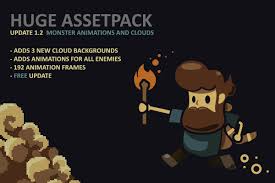 Cloud attacks look like these: Huge 1 2 Enemy Animations And Clouds Are Added 2d Art Itch Io