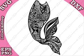 Free Free 258 Mandala Mermaid Silhouette Mermaid Svg SVG PNG EPS DXF File