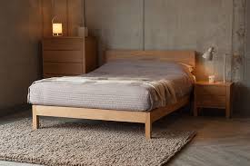 Supported by angled solid american walnut, rich brass details support the craftsmanship and beauty of real wood. Our Modern Solid Oak Bedroom Furniture Blog Natural Bed Company