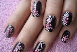 92 diferentes pegatinas de uñas de patrón floral 3d al azar, incluyendo: Disenos De Unas Decoradas