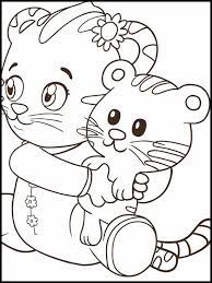 dessins pour enfants daniel tiger 5 coloriage mademoiselle beignet des voitures de disney