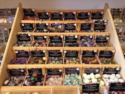 A Section Of Our Gemstone Display In The Shop 100 Natural Tumblestones Gift Shop Displays Crystals Store Bead Store Shops