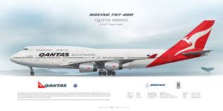 Boeing 747 400 Qantas Airways Vh Ojt Boeing 747 400 Boeing 747 Aviation