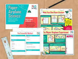 Free Paper Airplane Printable To Create Your Own Science Experiment In 2020 Paper Airplanes Science Experiments Experiments