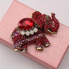elephant brooch pin