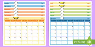 Etapele naţionale ale olimpiadelor şcolare se organizează, în general, în perioada vacanţei de primăvară, potrivit unui calendar specific. Anul Ècolar 2017 2018 Calendar Cu 12 Pagini Teacher Made