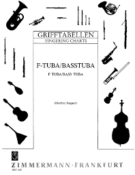 fingering chart for tuba in f bass 3 6 valves