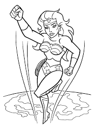 dessin a colorier de wonder woman coloriage ours polaire