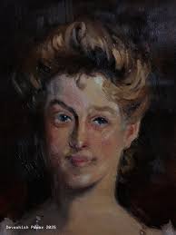 Like, share, comment — let us know how much you love this painting of  Nelson's ✨ . . “Barbara Eberlein”, Nelson Shanks, 2005, oil