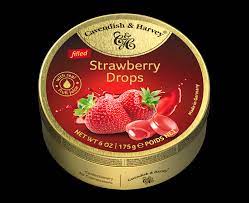 Earlier this year, double fruit drops won the 2021 sweetie award in the bonbon category. Filled Strawberry Drops 175g Dose Cavendish Harvey