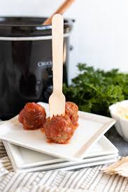 Break sausage into small pieces. Slow Cooker Italian Sausage Meatballs Crock Pot Party Appetizer