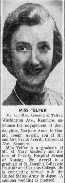 Marjorie Anne “Marrie” Telfer Averill (1924-2004)