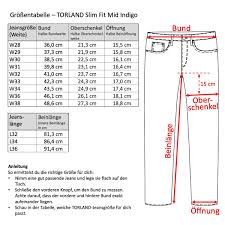 Sie können nicht nur sehen, welche größe das tool empfiehlt, sondern. Slim Fit Mid Indigo Herren Jeans Torland