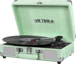 Limited time sale easy return. Victrola Bluetooth Stereo Turntable Light Mint Green Vsc 550bt Lmn Best Buy
