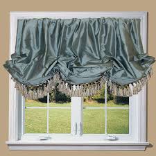 This window valance made of tulle, patterned fabric strips, and pretty little bows is the perfect accent for her bedroom. 60x63 Simply Shabby Chic Embroidered Batiste Balloon Window Valance Off White Valances Tiers Swags Valances Kalingauniversity Ac In