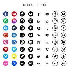 Some Social Media Icons Social Icons Media Icons Logo Png And Vector With Transparent Background For Free Download Social Media Icons Vector Social Media Icons Free Social Media Icons