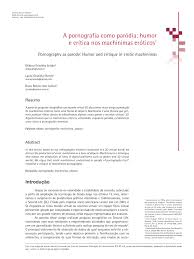 PDF) A pornografia como paródia: humor e crítica nos machinimas eróticos