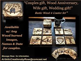 There is something to be said about a quality cigar. Buy Hand Made Custom Coasters Couples Gift Gifts For Men Wife Gift Wood Anniversary Wedding Gifts Made To Order From Artistic Creations By Rose Custommade Com
