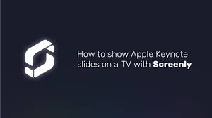 To add a slide, click the add slide button in the toolbar, then click a slide layout. Screenly Showing An Apple Keynote Presentation On A Digital Sign