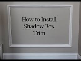 Chair rails add a sophisticated look to traditional style rooms. How To Install Square And Angled Shadow Box Trim On Walls Youtube