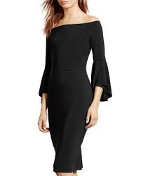 Lauren Ralph Lauren Off The Shoulder Dress Bloomingdale S Ralph Lauren Womens Clothing Off Shoulder Evening Dress Bohemian Inspired Dresses
