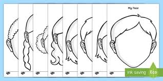 Blank Face Template Pack Printable Teaching Resource