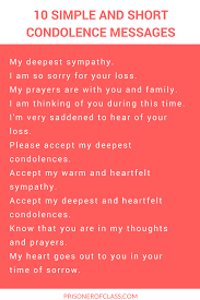 The reason for expressing condolence is not to remove the pain, but to help provide comfort. Prayer For The Bereaved
