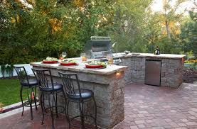 Keter pacific cool bar outdoor patio furniture and hot tub side table with 7.5 gallon beer and portable charcoal grill with lid folding tabletop bbq grill barbecue grill for outdoor cooking. 15 Ideas For Highly Functional Traditional Outdoor Kitchens Outdoor Bbq Kitchen Outdoor Grill Area Outdoor Kitchen Design