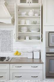 But what if your style is a bit in most traditional kitchen layouts, there is a shorter cabinet placed above the sink. Open Shelving Isn T Replacing Upper Cabinets
