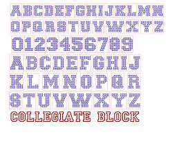 Give cross stitch a go with my adorable 'robot geek' starter kit. Precut Sticky Flock Hotfix Rhinestone Template Alphabet Collegiate Block Letter In Crafts Other Craft Alphabet Templates Block Letter Alphabet Block Lettering