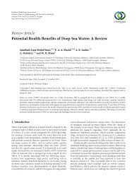 Malays consider turtle eggs a delicacy, but this informational art trail known as turtle alley, in chinatown tells the story of the 'little turtle messenger'. Pdf Potential Health Benefits Of Deep Sea Water A Review
