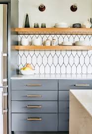 By jp interiors chicago / kitchen design, kitchen, kitchen ideas, kitchen design ideas, organization, with stairs, kitchen interior, dark kitchen, kitchen blue, interior ideas, inspo, inspiration, unusual, interesting ideas, wishes, home interior, кухня, кухня дизайн, современная, необычная. Brass Minimalist Kitchen Design Trends Blue Kitchen Cabinets Home Decor Kitchen