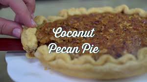 Coconut Pecan Pie At The Southern Table Coconut Pecan Pecan Pie Recipe Pecan Pie Paula Deen